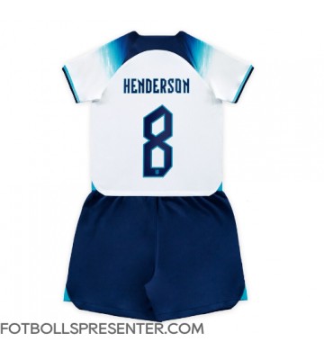 England Jordan Henderson #8 Hemmatröja Barn VM 2022 Kortärmad (+ korta byxor)
